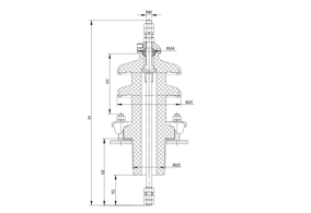 EN歐標套管尺寸表12~36kV /250~630A套管